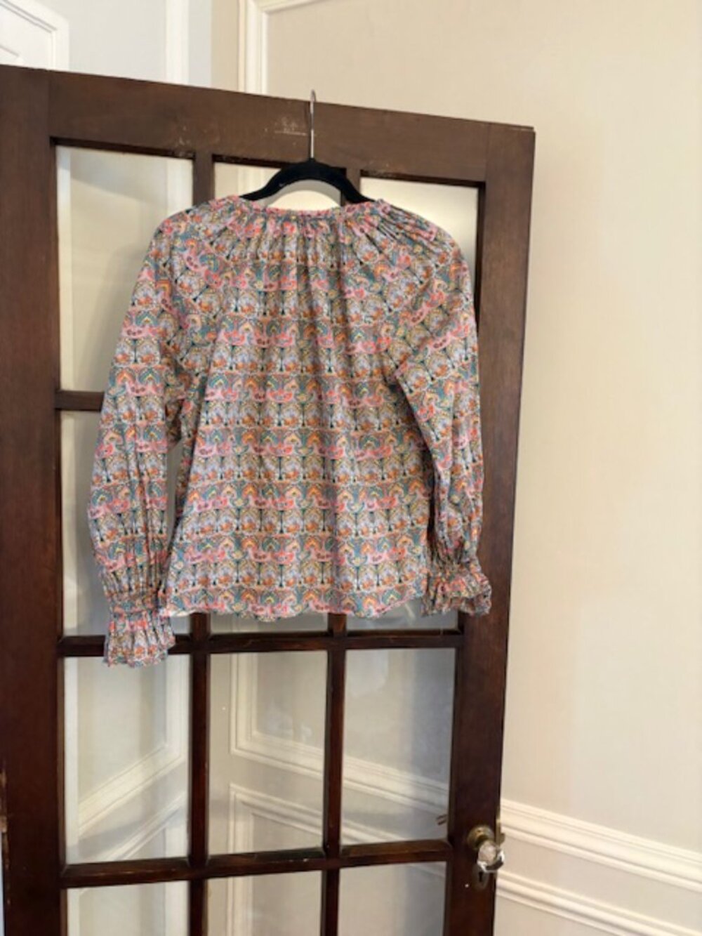 J.Crew x Liberty of London Paisley Print Blouse, Size Medium - Picture 6 of 6